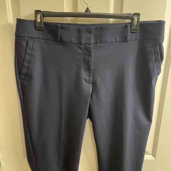 LOFT Marisa Skinny Full Length Pant, Navy Blue, 16 Tall - Picture 4 of 6